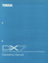 Yamaha Synth Manuale del proprietario