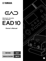 Yamaha EAD10 Acoustic Drum Module Mic Trigger Manuale utente
