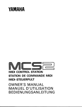 Yamaha MCS2 Manuale del proprietario