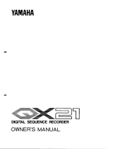 Yamaha QX21 Manuale del proprietario