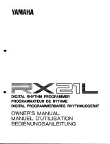 Yamaha RX21L Manuale del proprietario