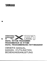 Yamaha RX21 Manuale del proprietario