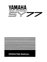 Yamaha SY77 Manuale del proprietario