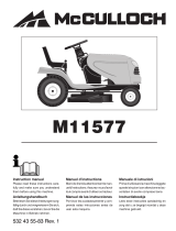 McCulloch M11577 Manuale utente
