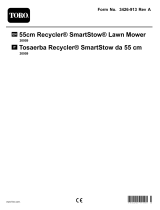 Toro 55cm Recycler SmartStow Lawn Mower Manuale utente