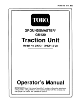 Toro Groundsmaster 120 Manuale utente