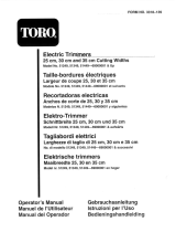 Toro 25cm/10" Electric Trimmer Manuale utente