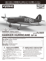 Kyosho No.11871 HAWKER HURRICANE GP 50 ARF Manuale utente