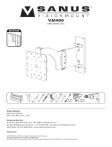 Sanus VM400 Guida d'installazione