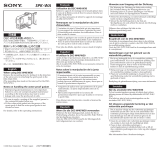 Sony SPK-WA Manuale utente