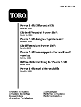 Toro Differential Kit, Power Shift Snowthrower Guida d'installazione
