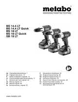 Metabo BS 14.4 LT Quick Manuale utente