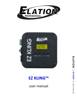 Elation EZ KLING Manuale utente
