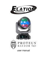 Elation PROTEUS RAYZOR 760 Manuale utente