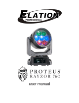 Elation PROTEUS RAYZOR 760 Manuale utente