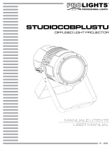 ProLights 150 W IP65 rated Tungsten White COB LED PAR Manuale utente