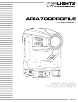 ProLights ARIA700PROFILE Manuale utente
