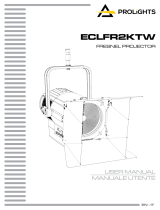 ProLights LED Fresnel FC and Tunable White Manuale utente