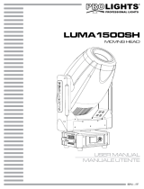 ProLights LUMA1500SH Manuale utente