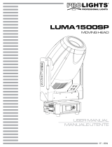 ProLights LUMA1500SP Manuale utente