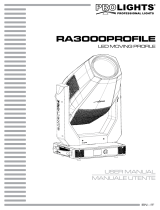 ProLights RA3000PROFILE Manuale utente