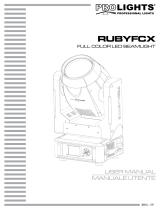 ProLights RUBYFCX Manuale utente