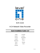 LevelOne NVR-0104 Quick Installation Manual