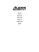 Alesis MultiMix 4 USB FX Guida utente