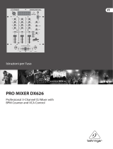 Behringer DX626 Manuale del proprietario
