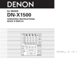 Denon Musical Instrument DN-X1500 Manuale utente