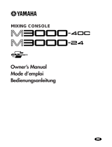 Yamaha M3000-24 Manuale utente