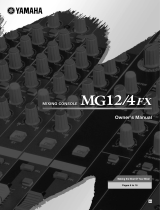 Yamaha MG12XU Manuale utente