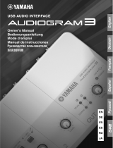 Yamaha Audiogram3 Manuale del proprietario