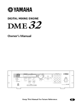 Yamaha DME32 Manuale del proprietario