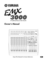 Yamaha EMX3000 Manuale del proprietario