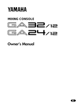 Yamaha GF24/12 Manuale utente