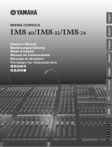 Yamaha IM8 Manuale utente