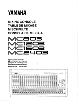 Yamaha MC2403 Manuale utente
