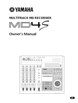 Yamaha MD4S Manuale utente
