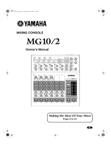 Yamaha MG10/2 Manuale utente