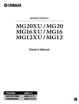 Yamaha MG12XU 12 Channel Stereo USB Mixer Manuale del proprietario