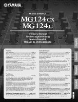 Yamaha mg124c compact mengpaneel met 12 kanalen Manuale utente