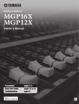 Yamaha MGP16X Manuale utente