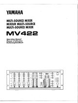 Yamaha MV422 Manuale del proprietario