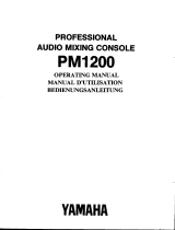 Yamaha PM1200 Manuale del proprietario