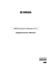 Yamaha PM1D Manuale utente
