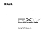 Yamaha RX17 Manuale del proprietario