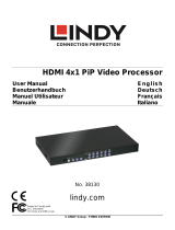 Lindy 4 Port HDMI Processor Switch Manuale utente