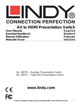 Lindy 4 Port Multi AV to HDMI Presentation Switch Manuale utente