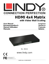 Lindy 4x4 HDMI Matrix Switch Manuale utente